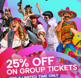 25% Off on Group Tickets!